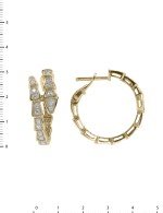 Серьги из лимонного золота c бриллиантами