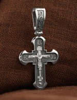 Крест из белого золота