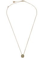 Колье из золота c бриллиантами и малахитом