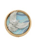 Кольцо из золота c эмалью