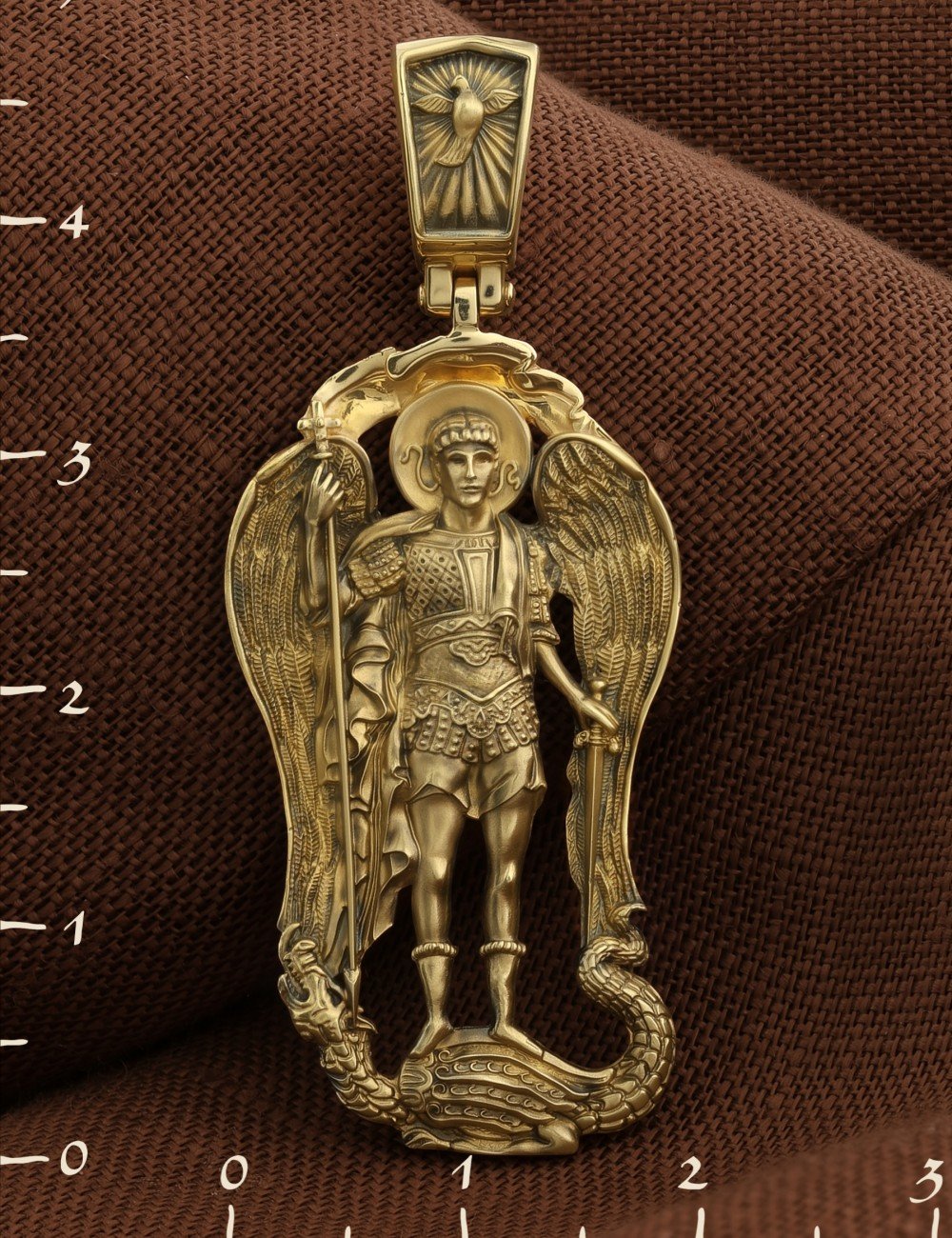 Образок из лимонного золота