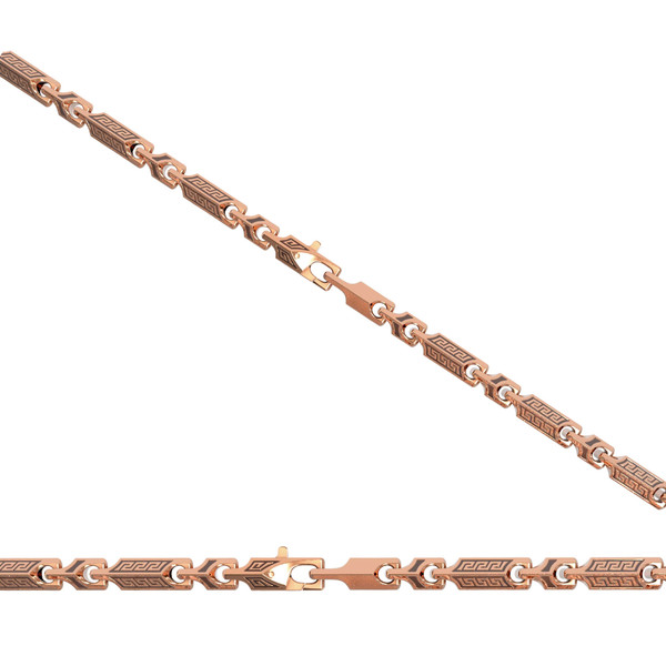 Браслет из красного золота 585 пробы