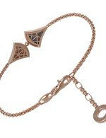 Браслет из золота c бриллиантами и перламутром