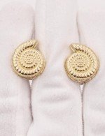 Серьги из лимонного золота 585 пробы