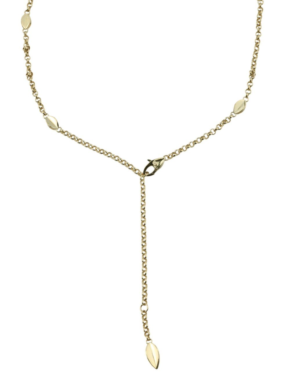 Колье из лимонного золота