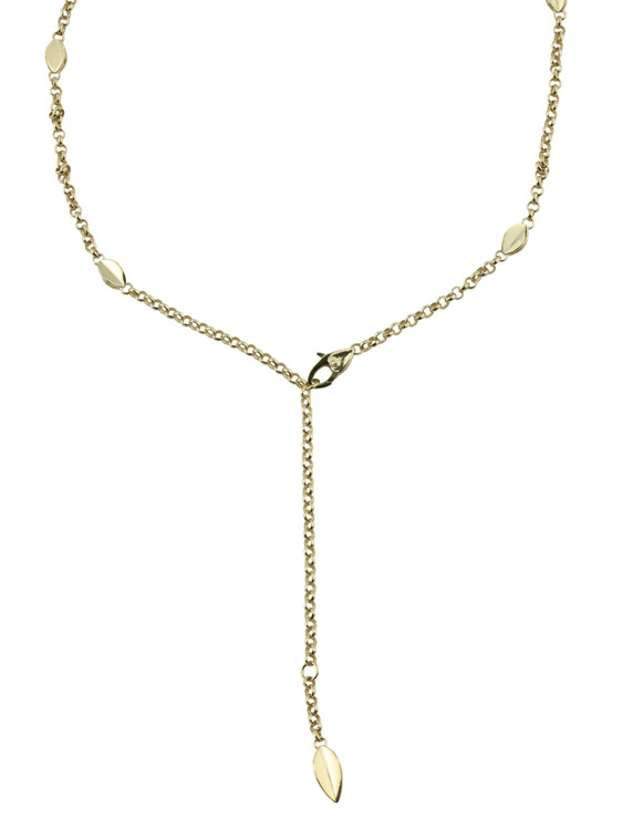 Колье из лимонного золота 585 пробы