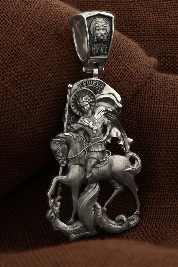 Образок из белого золота