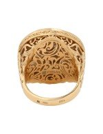 Кольцо из золота c эмалью