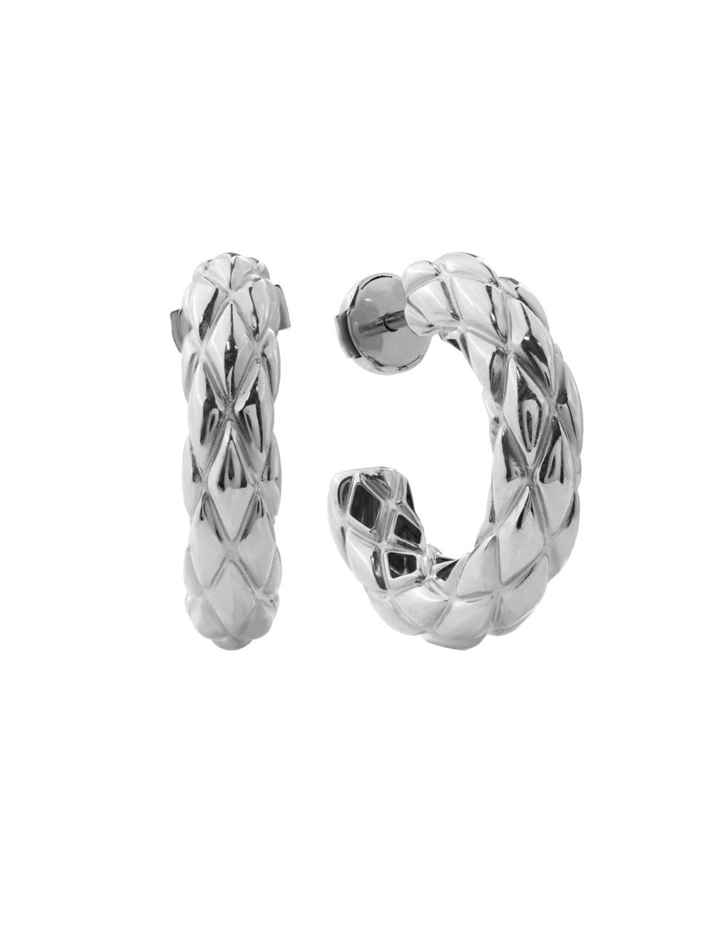 Серьги из белого золота