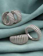 Серьги из белого золота