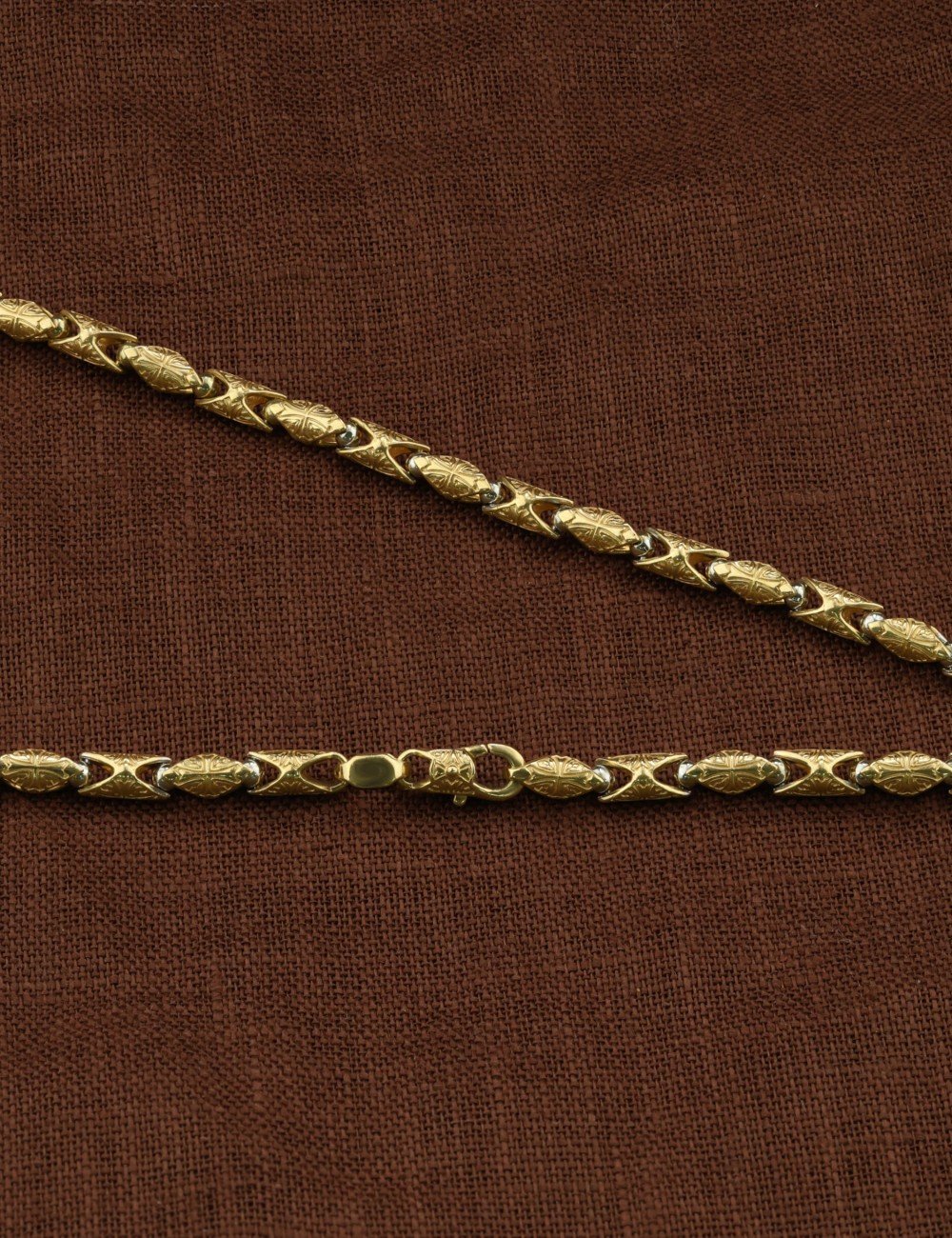 Цепь из лимонного золота
