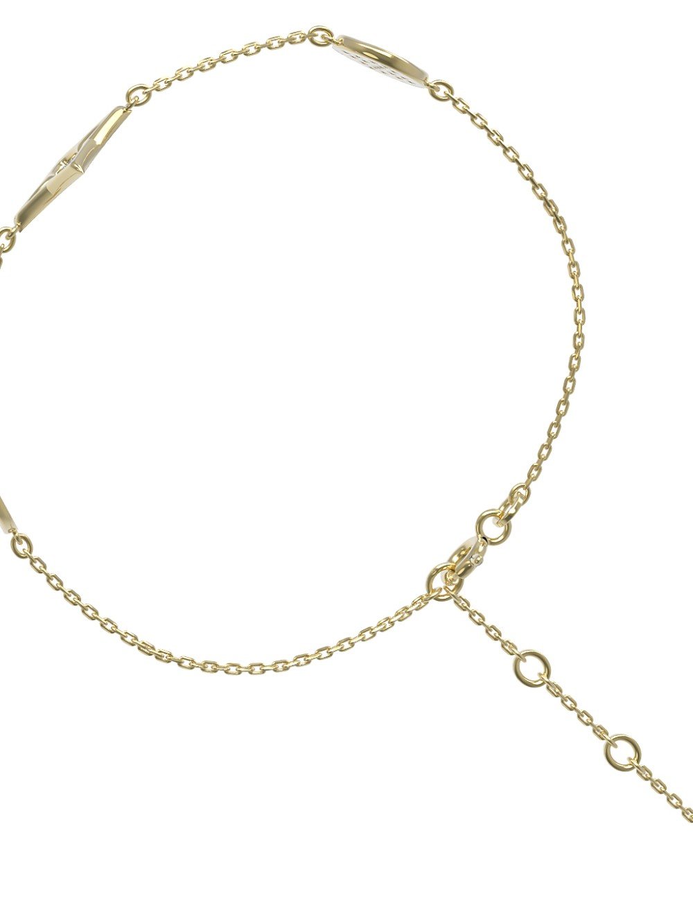 Браслет из лимонного золота c бриллиантами