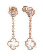 Серьги из золота c перламутром