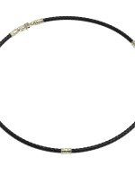 Гайтан из зелёного золота c кожаным шнурком