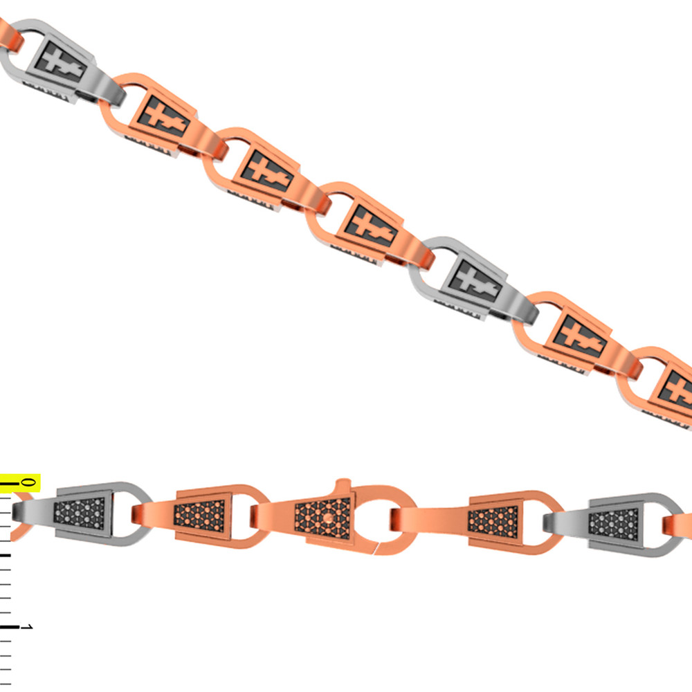 Цепь из красного золота 585 пробы