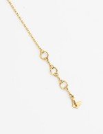 Браслет из лимонного золота c бирюзой