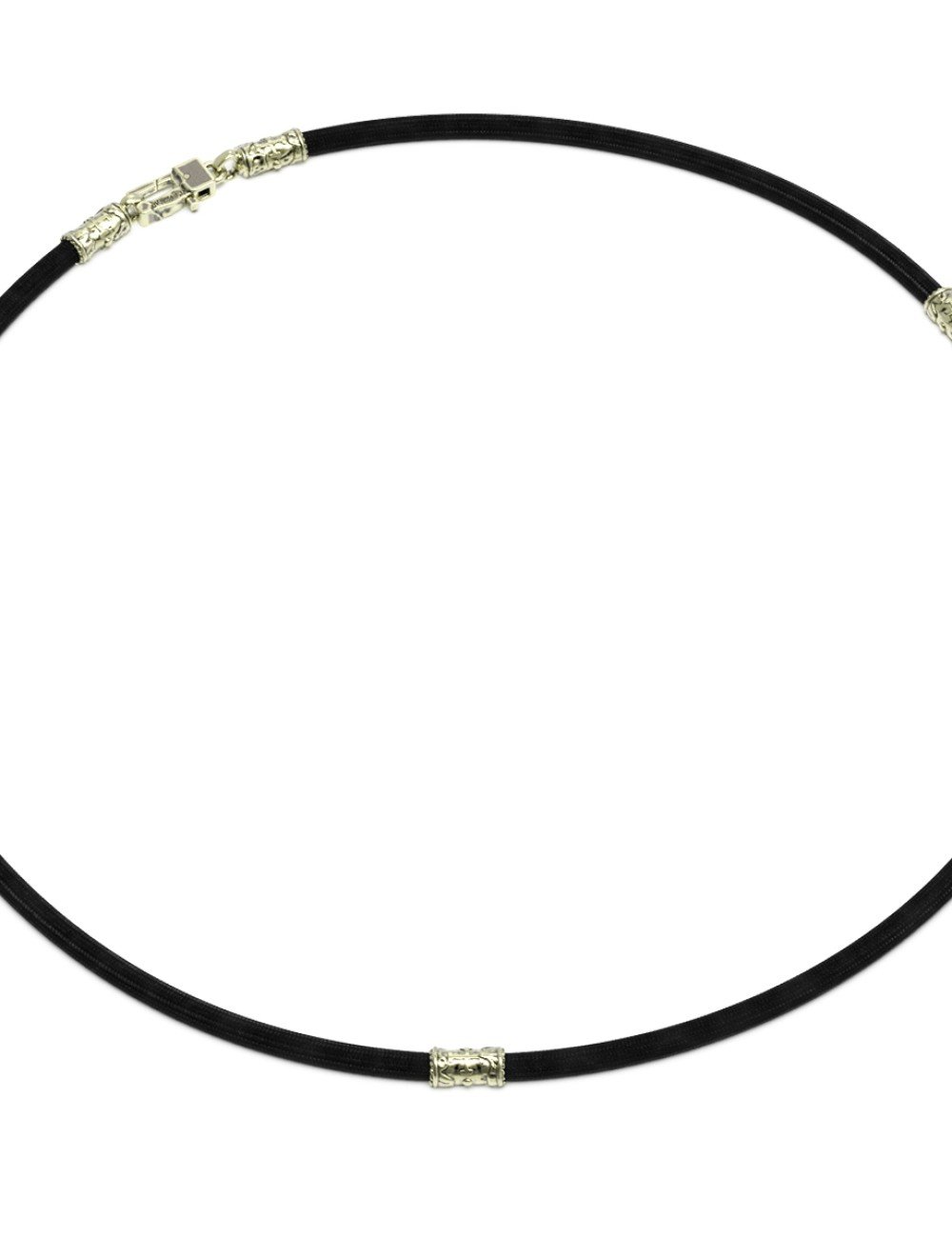 Шнурок шёлковый из зелёного золота c шёлковым шнурком