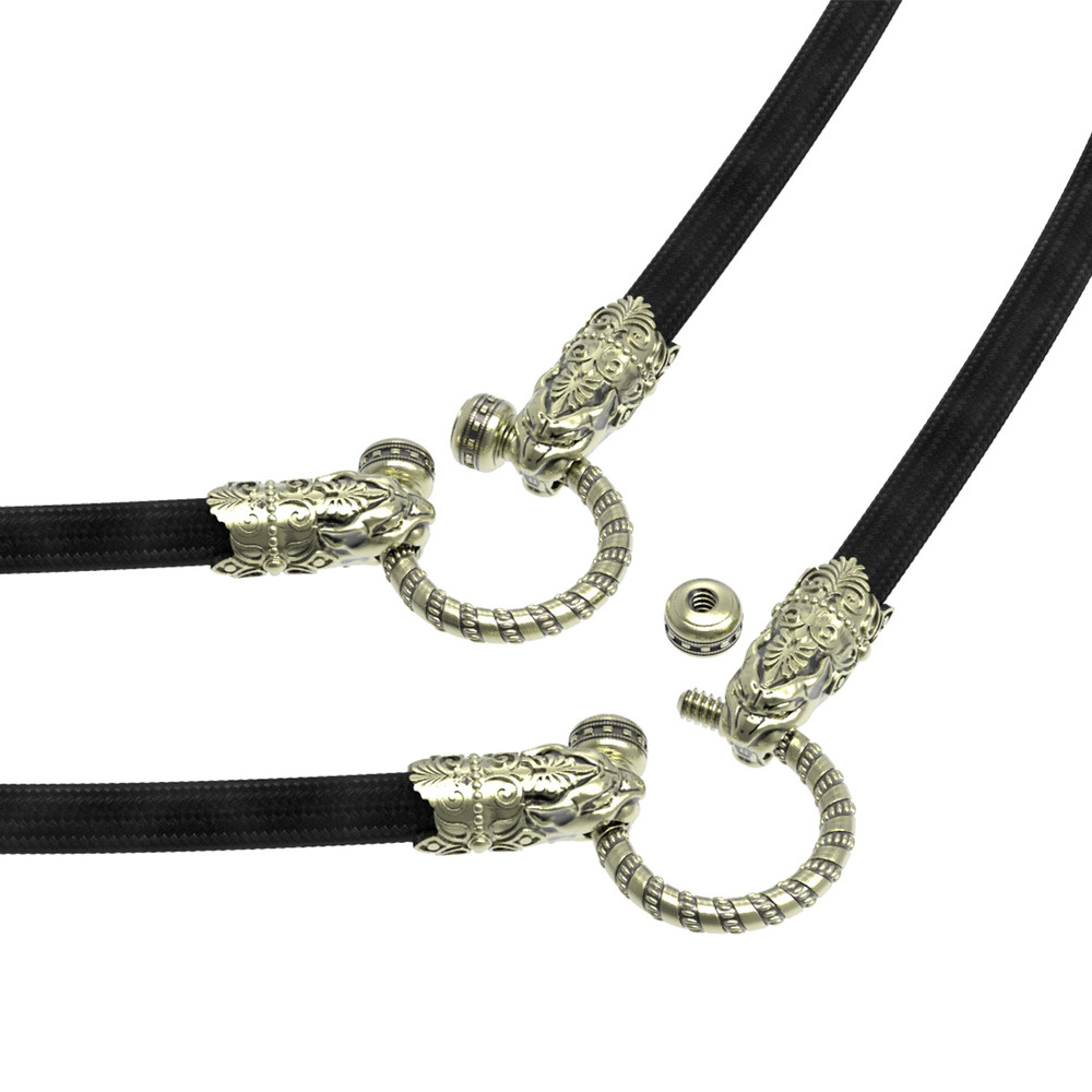 Цепь-шнурок шелк из зелёного золота 585 пробы c шёлковым шнурком