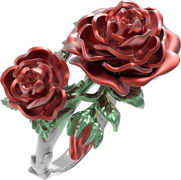 Кольцо из белого золота 585 пробы