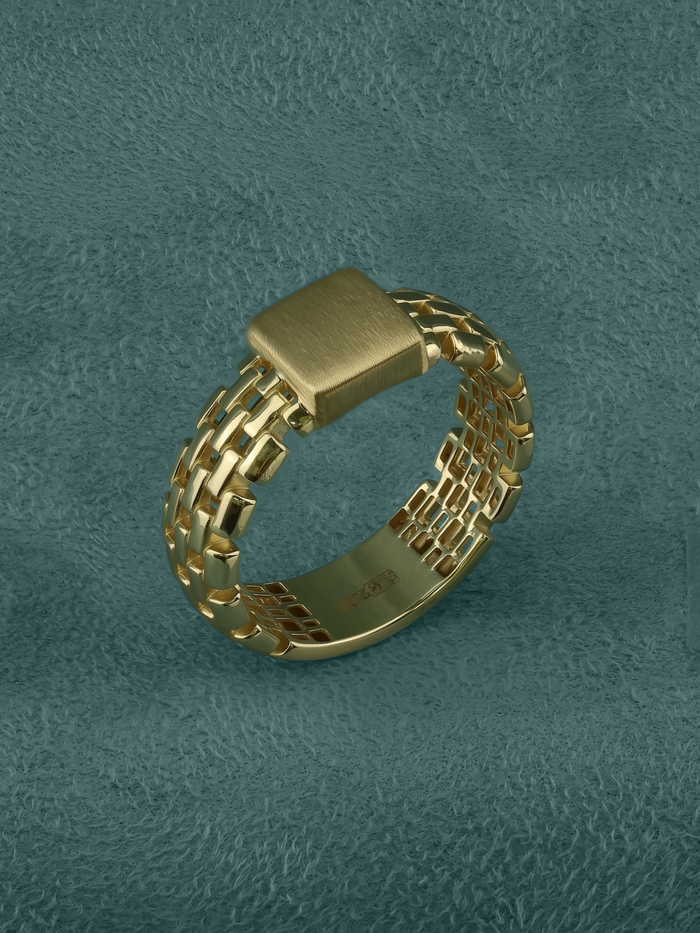 Кольцо из лимонного золота 585 пробы