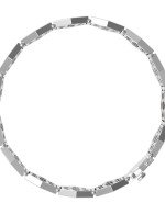 Браслет из белого золота c ониксом и перламутром