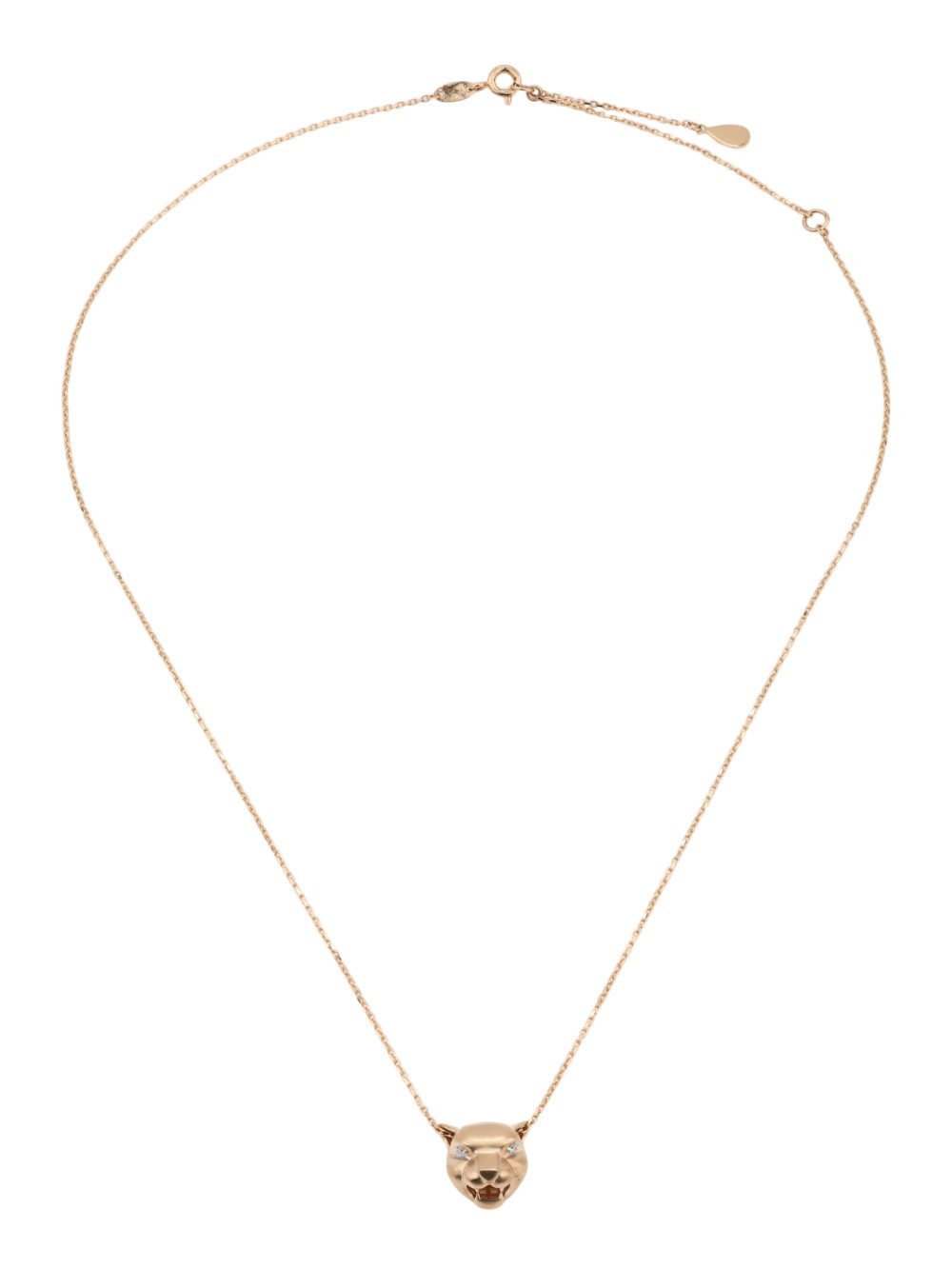 Колье из красного золота 585 пробы c бриллиантами