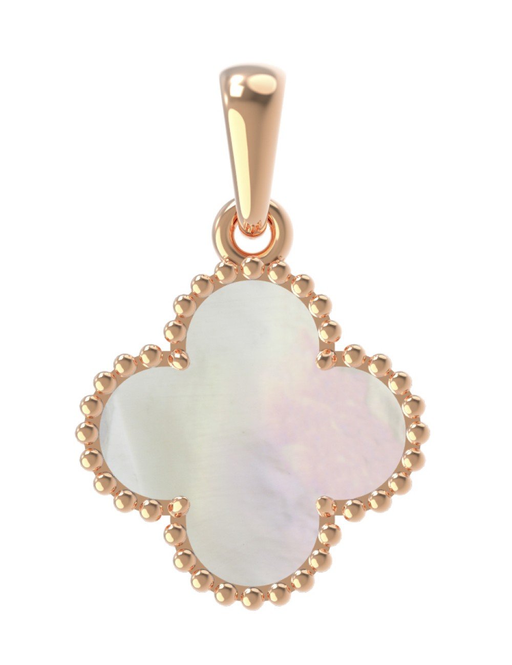 Подвеска из золота c перламутром