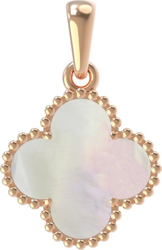 Подвеска из золота c перламутром