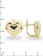 Серьги из лимонного золота