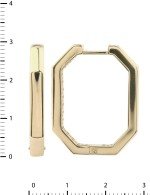 Серьги из лимонного золота