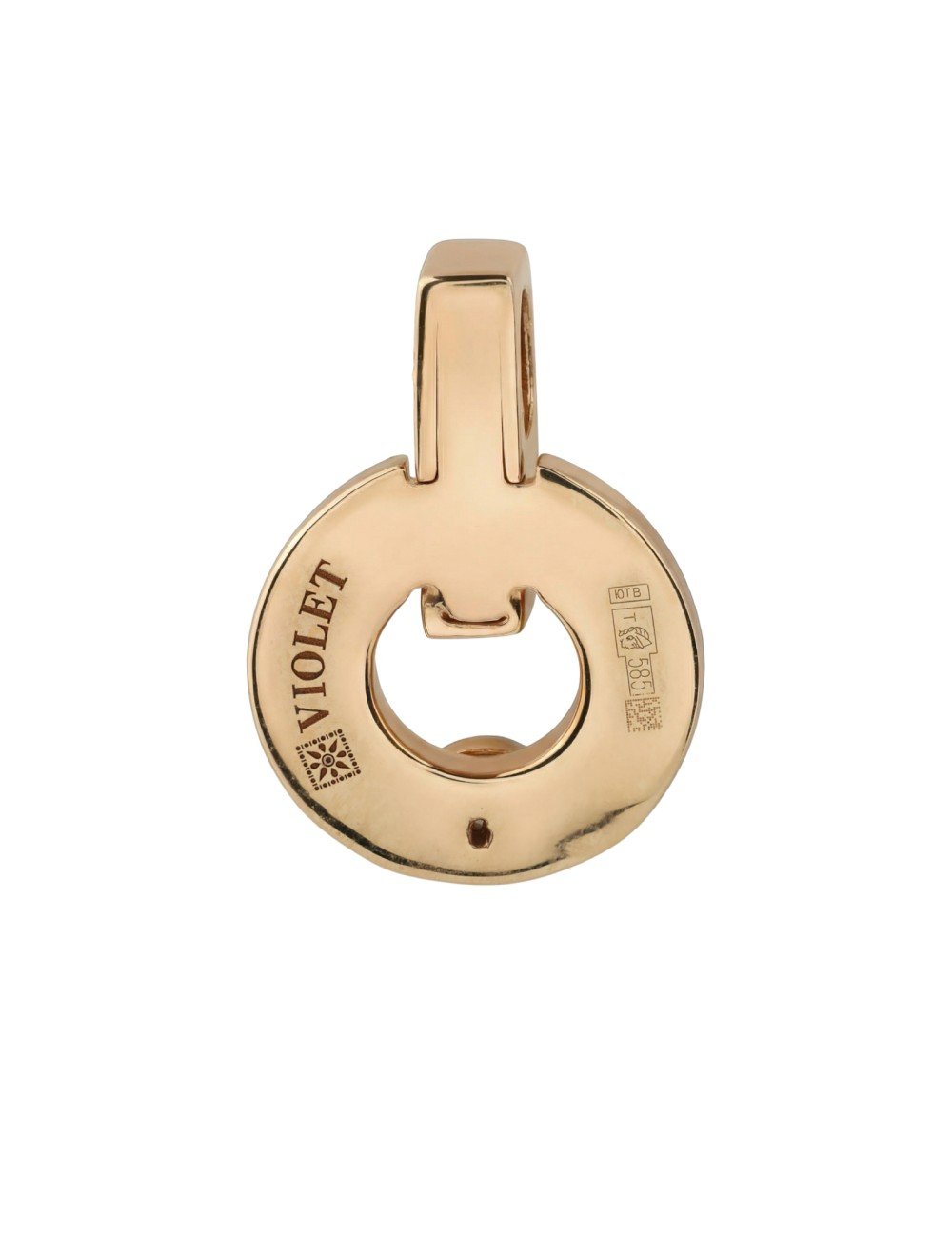 Подвеска из золота c бриллиантами и перламутром