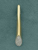 Подвеска из лимонного золота c бриллиантами