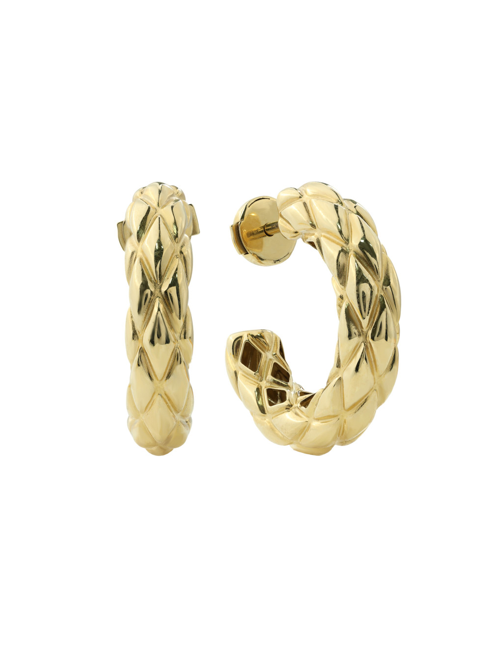 Серьги из лимонного золота 585 пробы