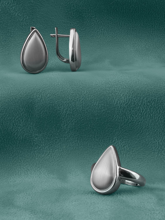 Кольцо из белого золота 585 пробы