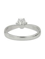 Кольцо из белого золота c бриллиантами