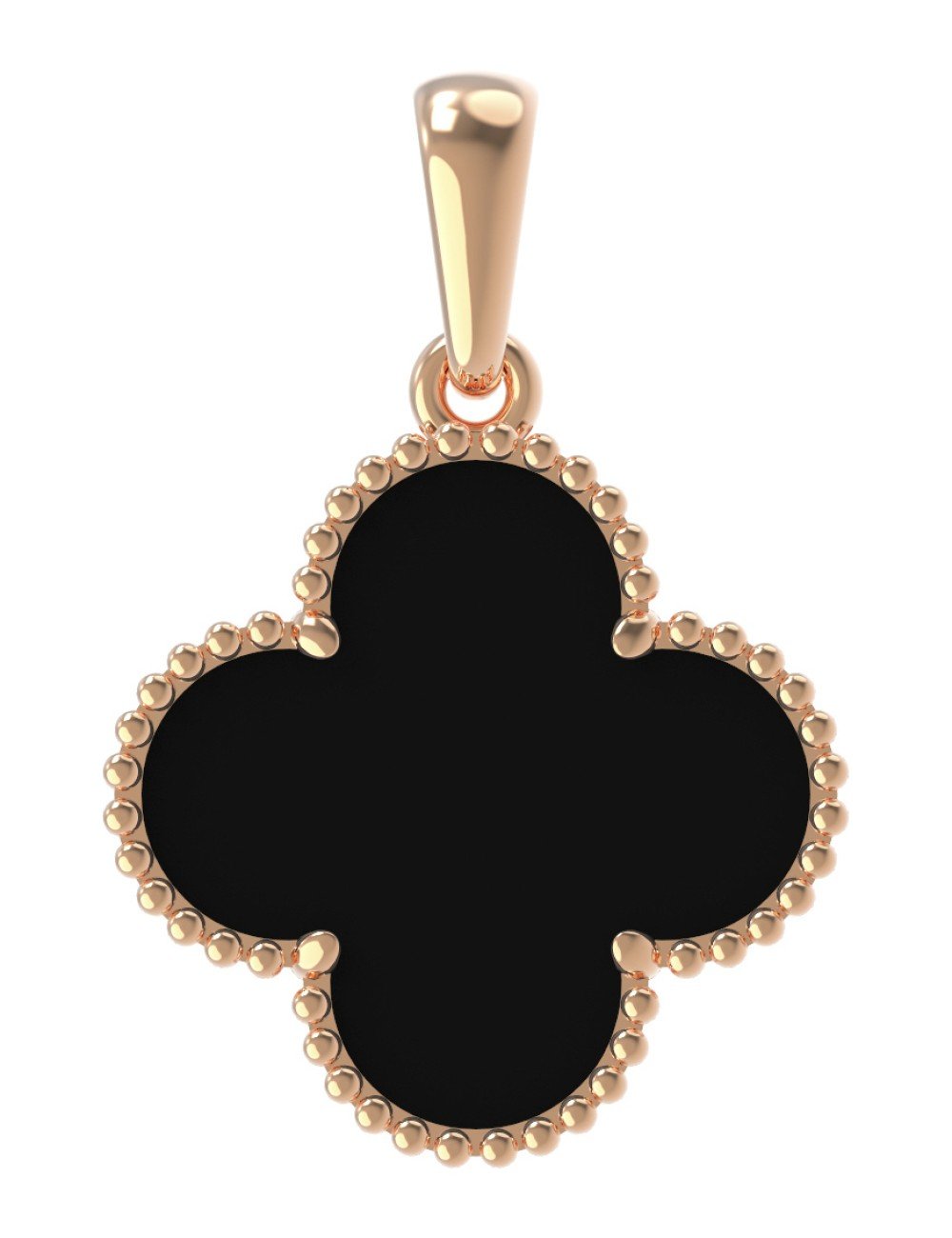 Подвеска из золота c ониксом