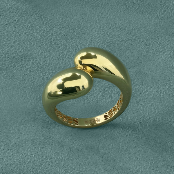 Кольцо из лимонного золота 585 пробы