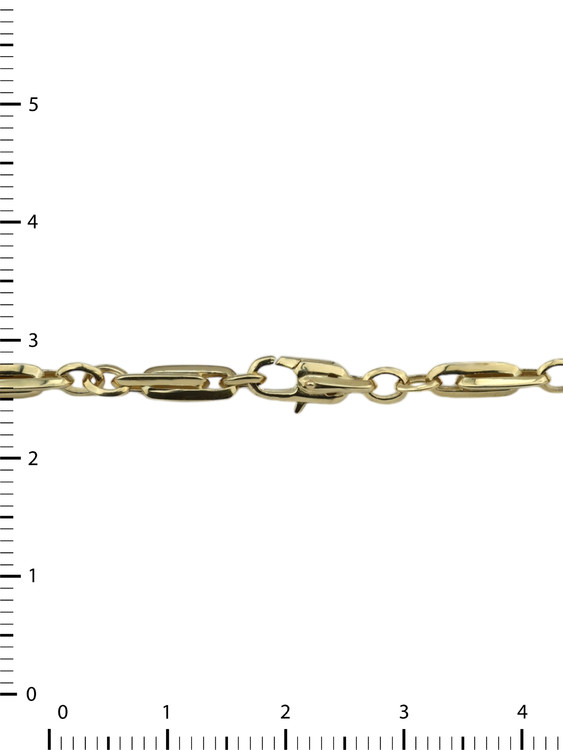 Цепь из лимонного золота 585 пробы