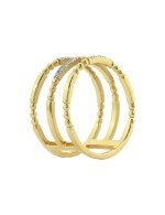 Кольцо из лимонного золота c бриллиантами