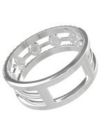 Кольцо из белого золота c бриллиантами