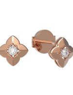 Серьги из золота c бриллиантами