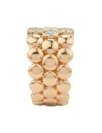 Кольцо из золота c бриллиантами и рубином