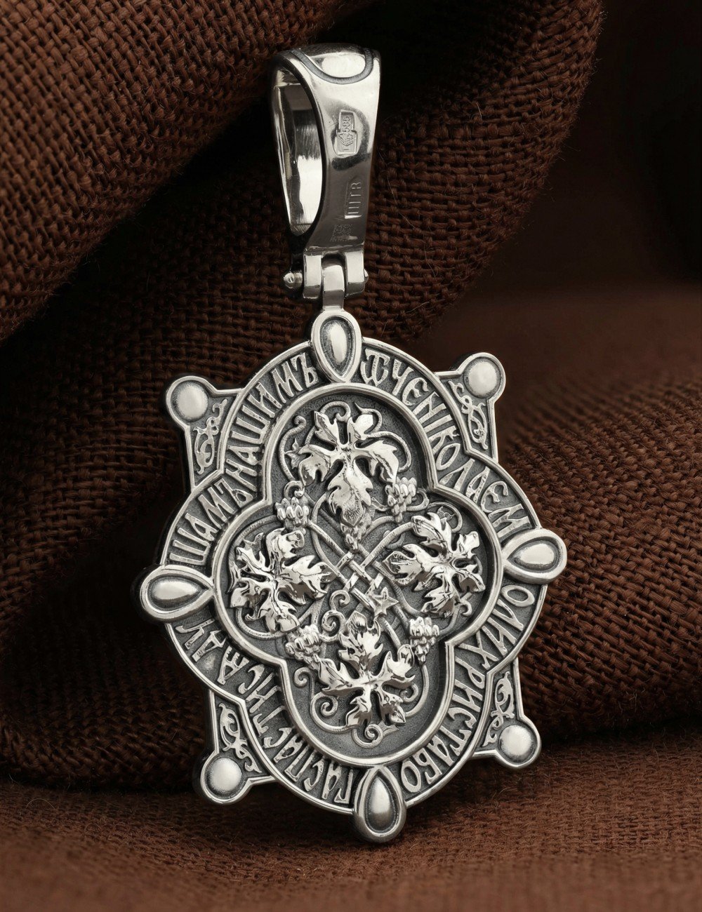 Образок из белого золота