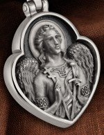 Образок из белого золота