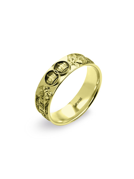 Кольцо из лимонного золота 585 пробы