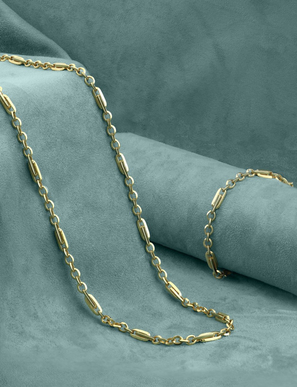 Цепь из лимонного золота