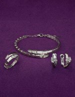 Браслет из белого золота c бриллиантами