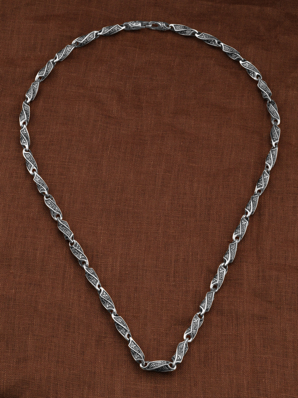 Цепь из белого золота 585 пробы