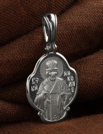 Образок из белого золота