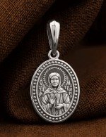 Образок из белого золота 585 пробы